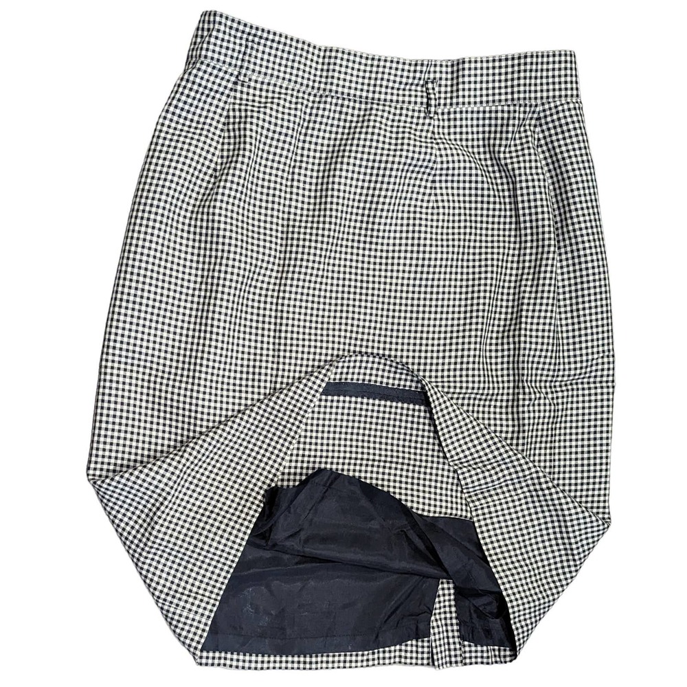 Rena Rowen for Saville Size 16 Black and White Vintage Style Pencil Skirt - Picture 2 of 4